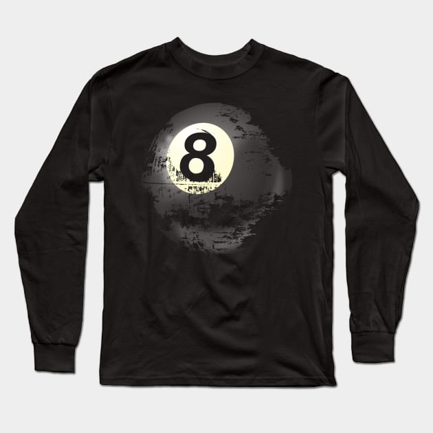 Pool Ball under construction Long Sleeve T-Shirt by Ricogfx